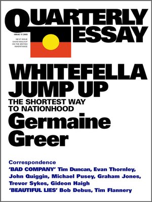 cover image of Quarterly Essay 11 Whitefella Jump Up